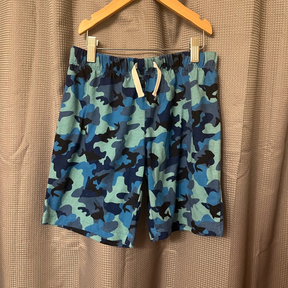 Dip Blue and Black Modern Camo Shorts